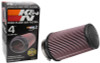 K&N Universal Rubber Filter 4inch FLG / 6inch OD-B / 4-5/8inch OD-T / 9inch H - RE-0870