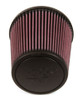 K&N Universal Rubber Filter - Round Tapered 6in Base OD x 3in Flange ID x 6in H - RE-0930