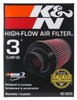 K&N Universal Rubber Filter - Round Tapered 6in Base OD x 3in Flange ID x 6in H - RE-0930