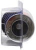 K&N Universal Air Filter Chrome Round Tapered Blue - 4in Flange ID x 1.125in Flange Length x 5.5in H - RG-1001BL