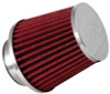K&N Universal Chrome Filter 2 3/4in FLG / 4 1/2in Bottom / 4 1/2in Height - RG-1003RD-L