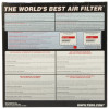K&N Filter Universal Air Filter Carbon Fiber Top With 6in Flange x 7.5in Base x 6in H - RP-5168