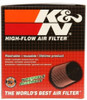 K&N Universal Filter 3 inch Flange 6 inch Base 5 1/4 inch Top 5 inch Height w/ Polished Top - RR-3003