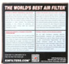 K&N Universal Rubber Filter 1 1/2in FLG 3in OD 4in Height - RU-0160