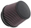 K&N Filter Universal X Stream Clamp-On 4-1/2in Flange 5-7/8in Base 4-1/2in Top 4-1/2in Height - RU-1005