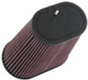 K&N Universal Clamp-On Air Filter 3-1/8in Dual FLG  8-7/8in X 5-3/16 B 6-1/4in X 4IN T, 9inH W/STUD - RU-1012