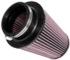 K&N Universal Clamp-On Air Filter 4in FLG / 6-1/2in B / 4-1/2in T / 8in H - RU-1027