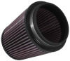 K&N Universal Clamp-On Air Filter 5in FLG / 6-1/2in B / 5in T / 6-1/2in H - RU-1037