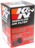 K&N Universal Clamp-On Air Filter - 2 1/4in 10 DEG FLG 3 1/2in OD 6in H - RU-1090