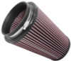 K&N Universal Clamp-On Air Filter 5in FLG / 6-1/2in B / 4-3/8in T / 8-3/4in H - RU-2815
