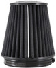 K&N Universal Rubber Filter Round Tapered 6in Flange ID x 7.5in Base OD x 5.25in Top OD x 8in Height - RU-3101HBK