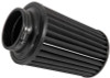 K&N Universal Round Clamp-On Air Filter 3.5in ID 9.5in Height 6in Base OD 5.25 Top OD - RU-3105HBK