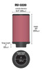 K&N Filter Universal Rubber Filter 5in Flange ID / 6.5in OD / 10in Height - RU-3220