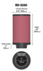 K&N Filter Universal Rubber Filter 5in Flange ID / 6.5in OD / 10in Height - RU-3220