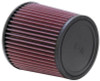 K&N Universal Rubber Filter 4 1/2 inch FLG / 5 7/8 inch Base / 5 inch Top / 6 inch Height - RU-3480