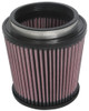 K&N Universal Air Filter 4in Flange / 5-3/8 in Base / 4-1/2in Top / 5in Height - RU-3600
