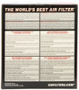 K&N Universal Clamp-On Air Filter 3in FLG / 5in B / 4-1/2in T / 5in H - RU-3870