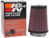 K&N Filter Universal Rubber Filter 3  Flange 4 1/2 Base inch 3 1/2 inch Top 5 3/4 inch Height - RU-5111