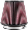 K&N Filter Universal Rubber Filter 5in Flange 6.5in Base 4.5in Top 5.5in Height - RU-5147