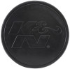 K&N Universal Rubber Filter-Round Tapered 4in Flange ID x 8in Base OD x 6.625in Top OD x 8in H - RU-5171HBK