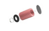 K&N Universal Clamp-On Air Filter 4-1/8in FLG 7-3/8in B 7in T W/STUD 11-1/2in H - RU-5181