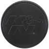 K&N Universal Rubber Filter-Round Tapered 4.5in Flange ID x 8in Base OD x 6.625in Top OD x 8in H - RU-5283HBK