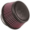 K&N Universal Round Clamp-On Air Filter 3in Flange ID x 6in Base OD x 4.625in Top OD x 3in Height - RU-5288
