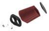 K&N Universal Clamp-On Air Filter 3in Dual Flange 9in x 6in Base 7.5in x 3.688in Top 7.5in Height - RU-6104