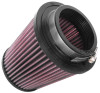 K&N Universal Clamp-On Air Filter 2-3/4in FLG / 4-11/16in B / 3-1/2in T / 4-7/8in H - RU-9350
