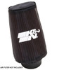 K&N Filter Wrap Drycharger Oval Tapered Black - 3.25in Base I/S Width x 2.5in Top I/S Width x 7in H - SN-2560DK