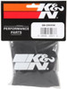 K&N Filter Wrap Drycharger Oval Tapered Black - 3.25in Base I/S Width x 2.5in Top I/S Width x 7in H - SN-2560DK