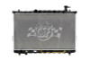 CSF 01-06 Hyundai Santa Fe 2.4L OEM Plastic Radiator - 2924