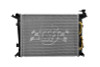 CSF 10-12 Hyundai Genesis Coupe 3.8L OEM Plastic Radiator - 3484