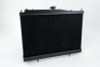 CSF Nissan R33 Skyline GT-R/GTS Full Billet Aluminum High-Performance Radiator - Black - 7219B
