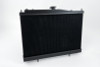 CSF Nissan R33 Skyline GT-R/GTS Full Billet Aluminum High-Performance Radiator - Black - 7219B