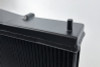 CSF Nissan R33 Skyline GT-R/GTS Full Billet Aluminum High-Performance Radiator - Black - 7219B