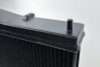 CSF Nissan R33 Skyline GT-R/GTS Full Billet Aluminum High-Performance Radiator - Black - 7219B