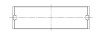 ACL Toyota 1GR-FE V6 Tundra Standard High Performance W/ Extra Oil Clearance Main Bearing Set - 4M8263HX-STD