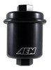 AEM 94-01 Acura Integra / 94-97 Honda Accord / 96-00 Civic / 97-01 Prelude Black Fuel Filter Kit - 25-200BK