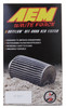 AEM Dryflow Conical Air Filter 2.75in Flange ID / 6in Base OD / 5.125in Top OD / 9.125in Height - 21-2029BF
