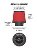 AEM 3.25 in DRY Flow Short Neck 5 in Element Filter - 21-2110DK