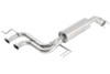 Borla 12-14 Veloster 1.6L AT/MT FWD 2dr 2.25in No Tips SS Exhaust (rear section only) - 11821