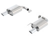 Borla S-Type Axleback Exhaust w. Polished Tips - 15-17 Mustang GT