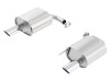 Borla S Type Rear Section 15-17 Ford Mustang 2.3L EcoBoost MT/AT 2.25in pipe 4in tip - 11889