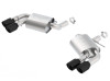 Borla S-Type Axleback Exhaust w. Quad Black Tips - 16-24 Chevrolet Camaro SS