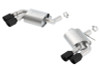Borla Atak Axleback Exhaust w. Quad Black Tips - 16-24 Chevrolet Camaro SS