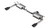 Borla 19-23 Mazda 3 NA / 21-23 Mazda 3 Turbo S-Type Axle Back Exhaust w/ 4in Black Tips - 11982BC