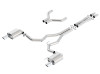 Borla S-Type Catback Exhaust w. Polished Tips w. Front Pipes - 15-17 Mustang GT