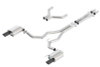 Borla S-Type Catback Exhaust w. Black Tips w. Front Pipes - 15-17 Mustang GT