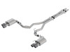 Borla S-Type Catback Exhaust w. Carbon Fiber Tips - 18-23 Ford Mustang GT